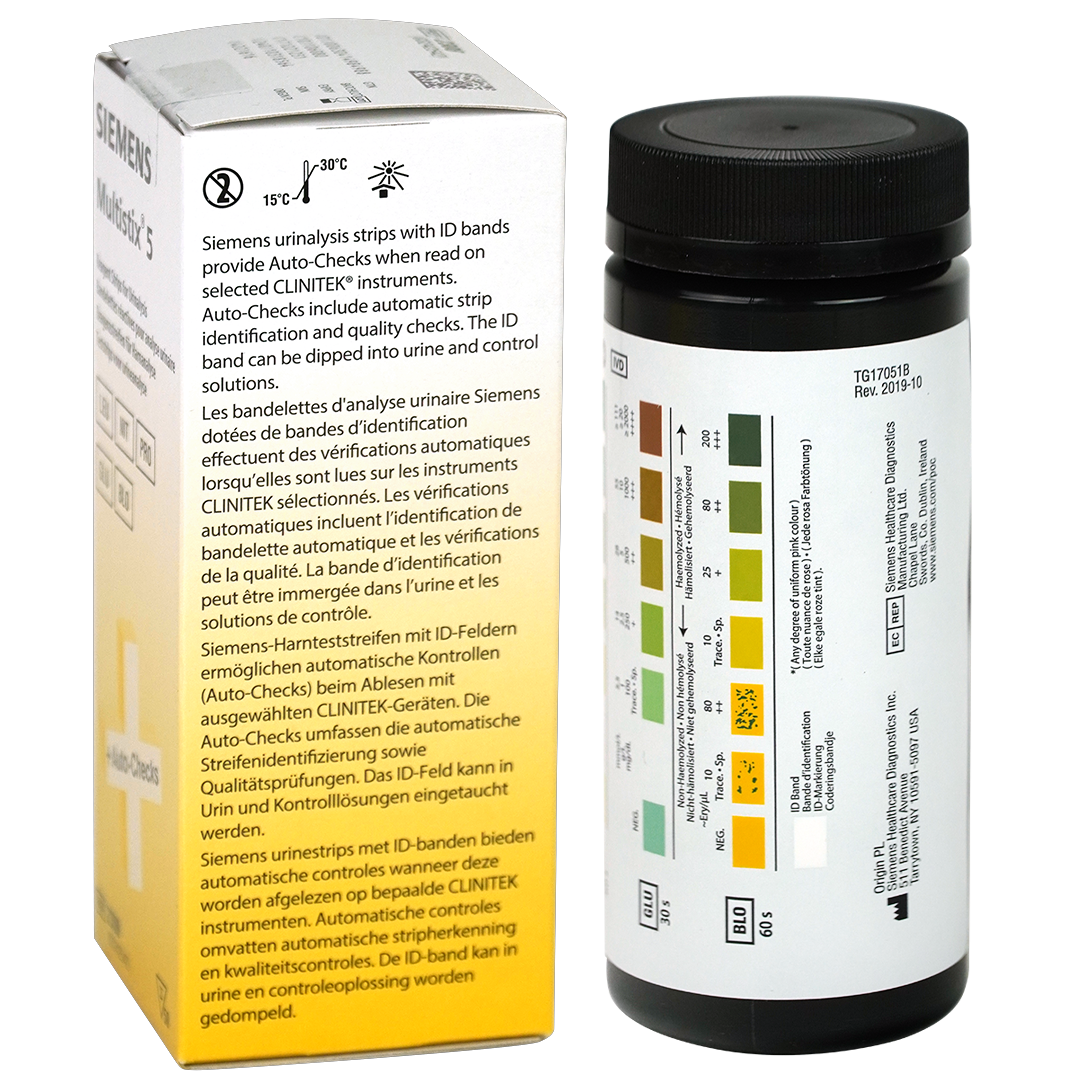 Multistix 5 urine teststrips