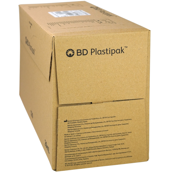 BD Plastipak injectiespuiten 20ml 3 delig Luer