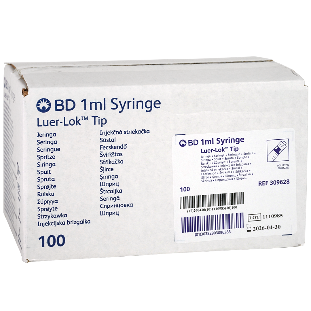 Seringue BD Plastipak™ Luer Tuberculine - seringue 1 ml