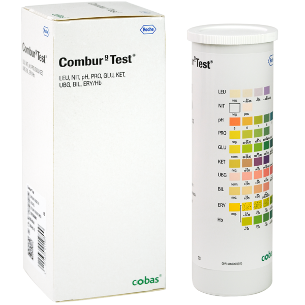 Combur 9 Test urine teststrips