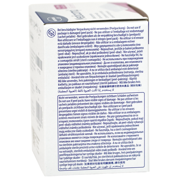 Medicomp gaaskompres 5cm x 5cm 4 laags steriel