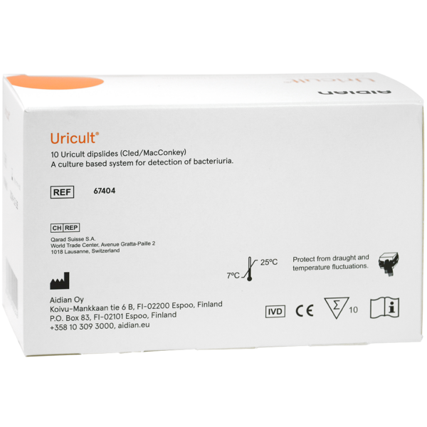 Uricult urine dipslides bacteriële kweek