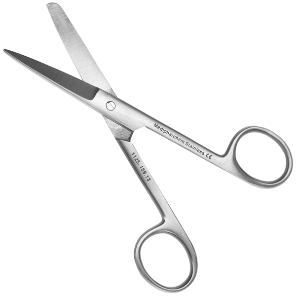 Chirurgische schaar 13cm spits-stomp recht