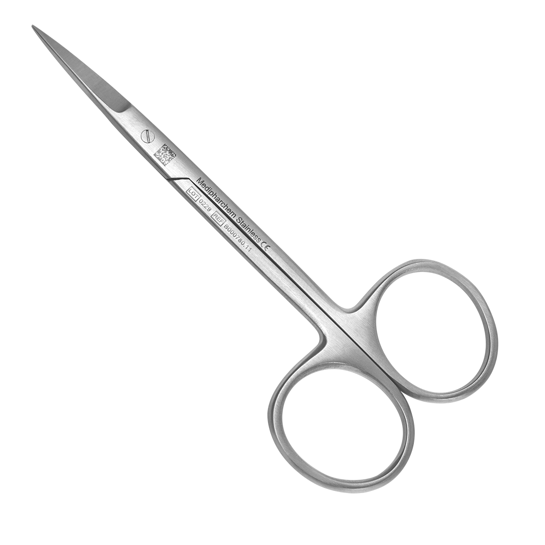 Irisschaar 11cm spits-spits recht