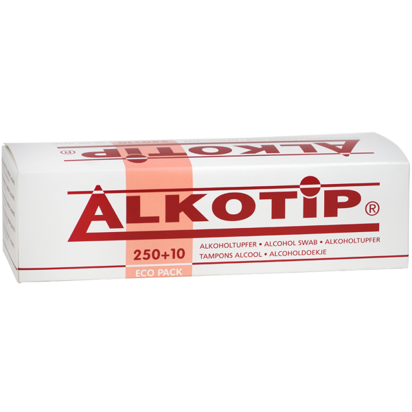 Alkotip alcoholdoekjes 28mm x 60mm individueel verpakt