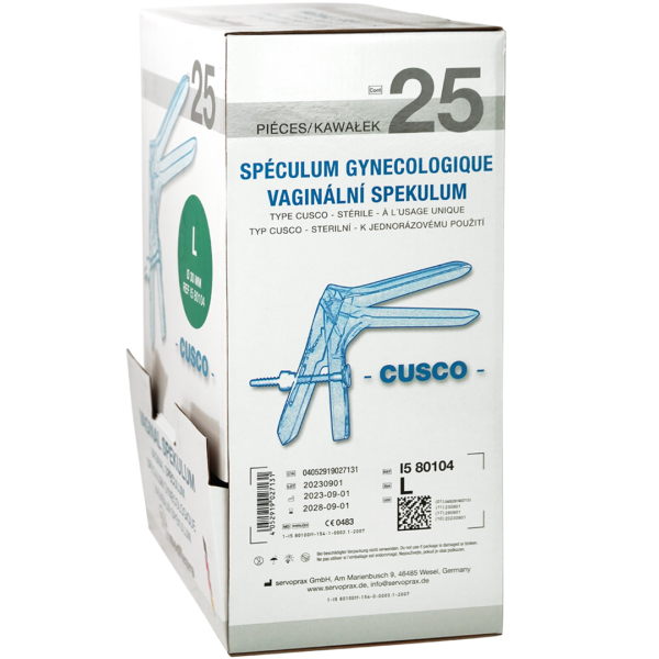 Mediware speculum wegwerp L Ø 30mm kunststof groen
