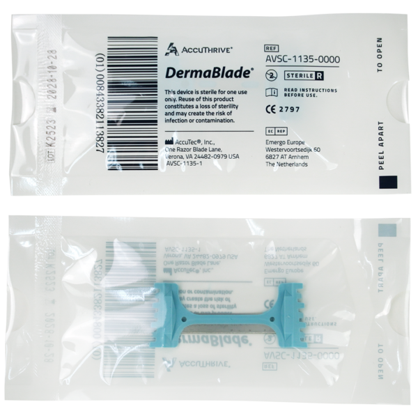Dermablade shavebiopteur