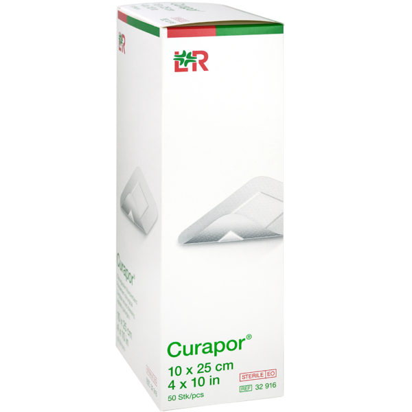 Curapor eilandpleisters 10cm x 25cm steriel