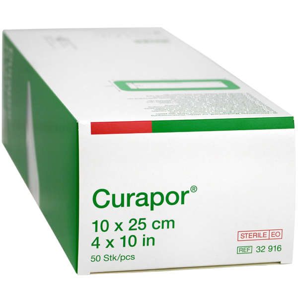 Curapor eilandpleisters 10cm x 25cm steriel