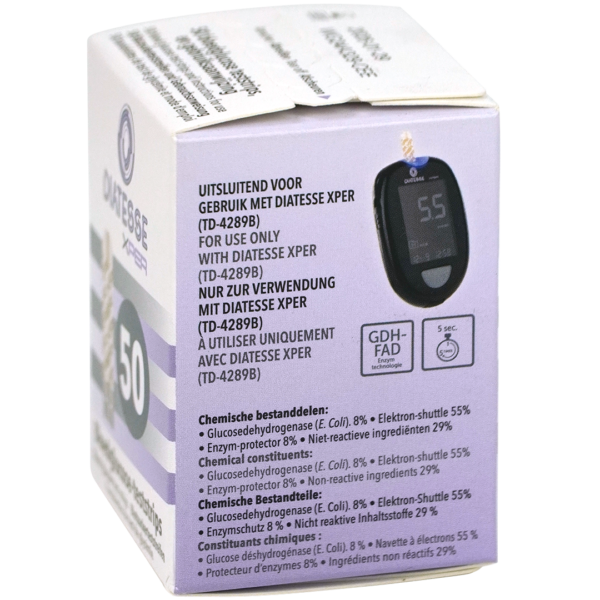 Diatesse XPER bloedglucose teststrips