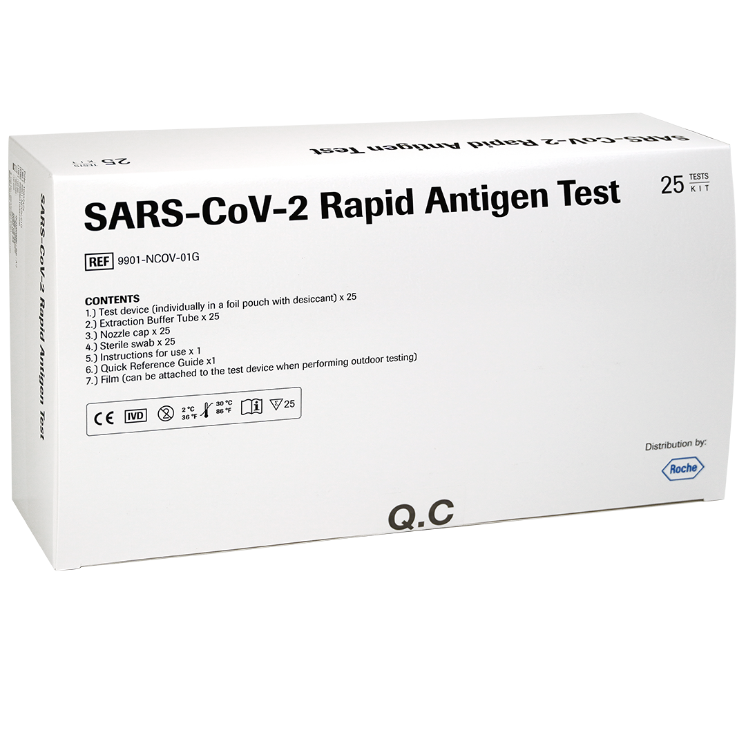 meSoigner - Roche Diagnostics Sars-cov-2 Rapid Antigen Test _ Test  Antigénique Covid Kit/25 Sachets