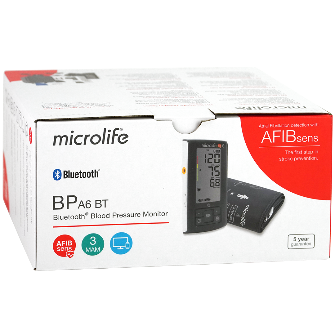 Microlife Blood Pressure Monitor A6 BT incl. AFIB/MAM/Bluetooth/PC