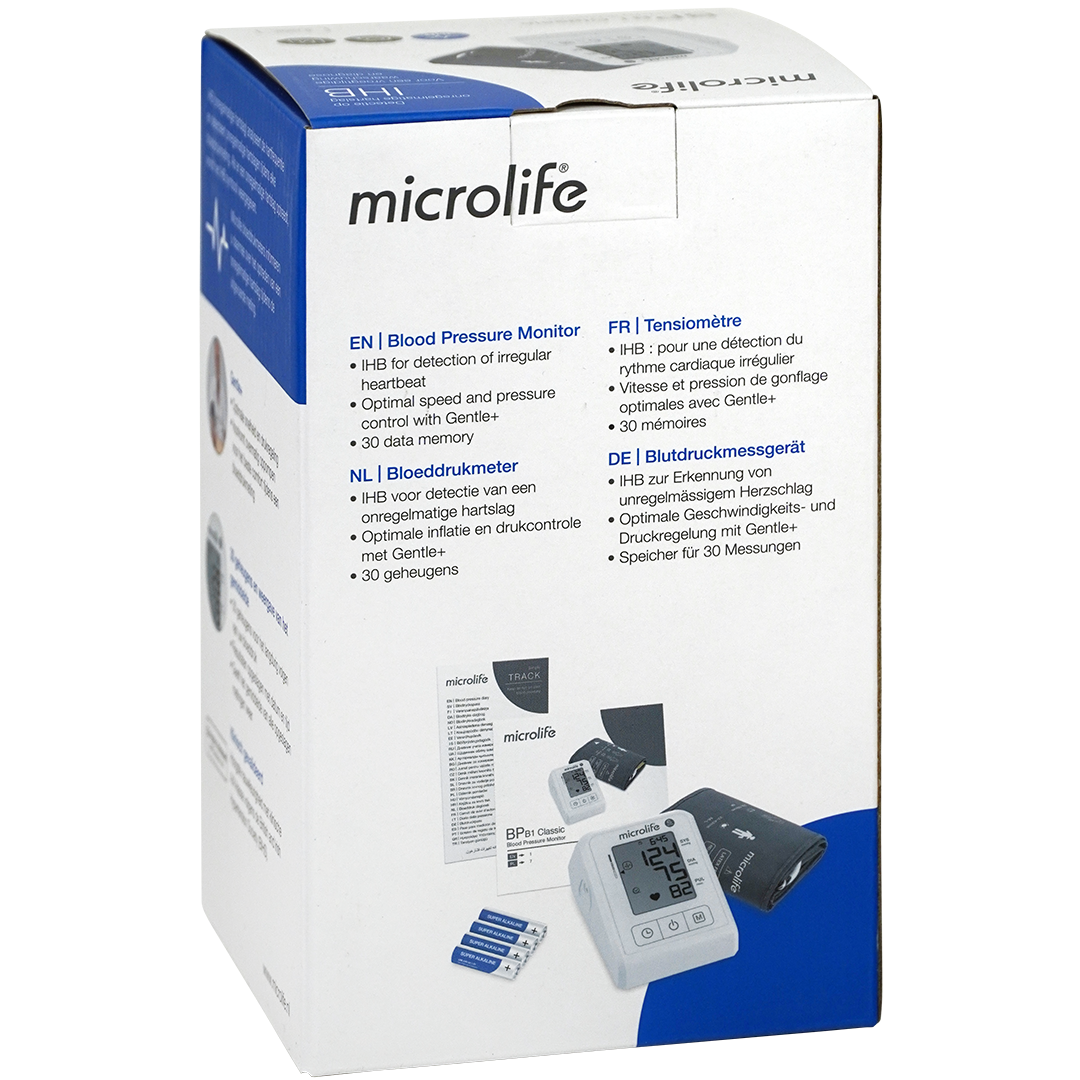 MICROLIFE BLOOD PRESSURE MONITOR B1 CLASSIC