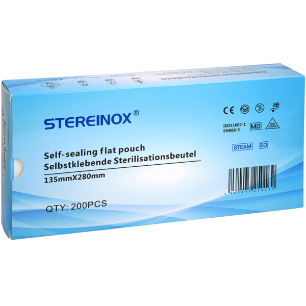 Stereinox Self-Sealing sterilisatiezakje 135mm x 280mm
