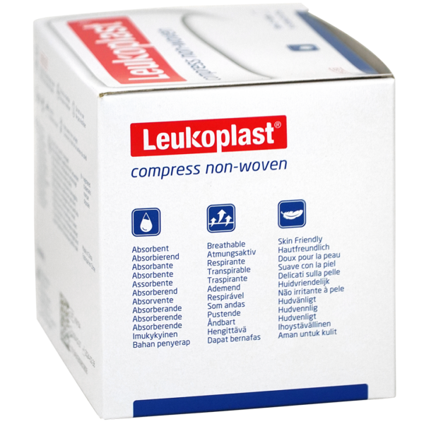 Leukoplast gaaskompres 5cm x 5cm 4 laags steriel